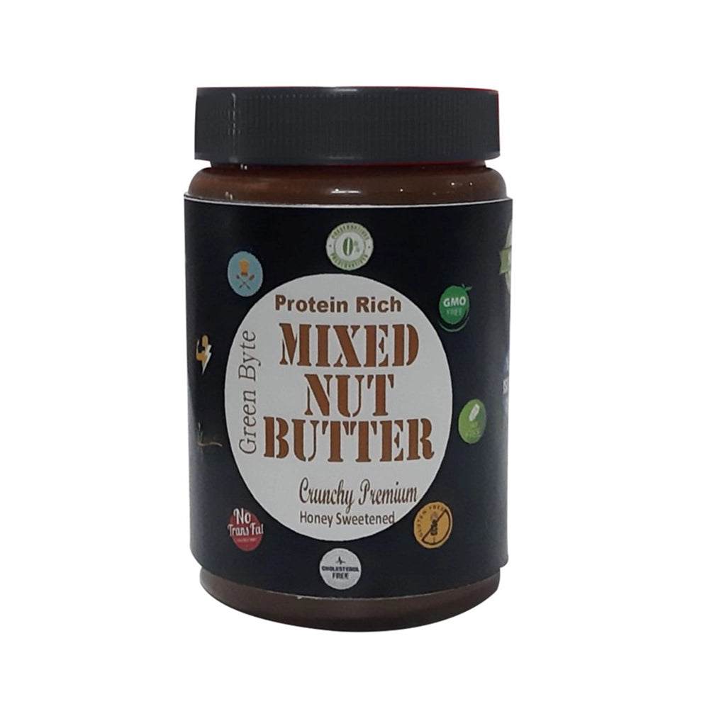 Mixed Nut Butter - Honey Sweetened - Crunchy - Premium-1